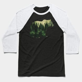 Grizzly Bear Endangerment Baseball T-Shirt